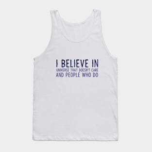 I believe in people Tank Top